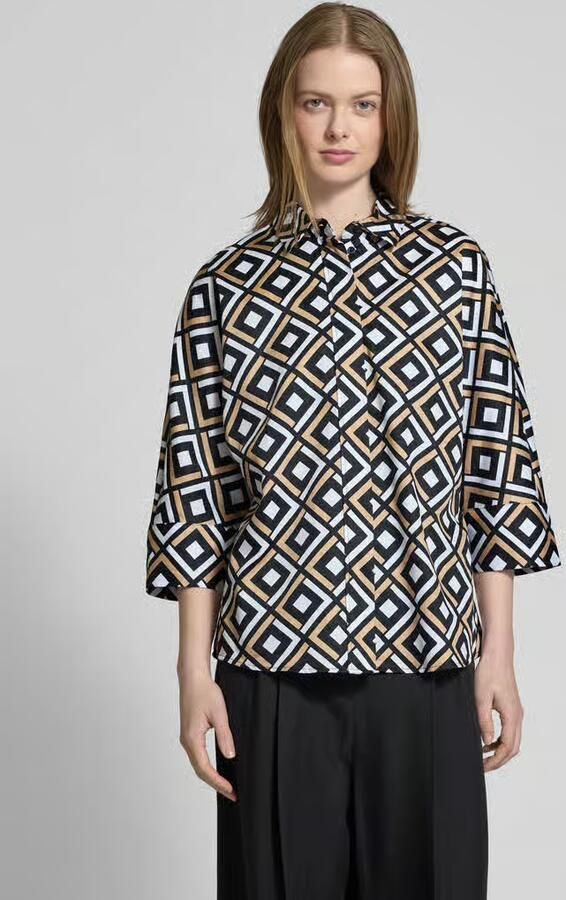 Christian Berg Woman Regular fit overhemdblouse met 3 4-mouwen - Foto 2
