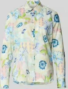 Christian Berg Woman regular fit overhemdblouse met all-over bloemenmotief