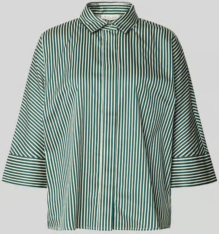 Christian Berg Woman regular fit overhemdblouse met doorlopende knoopsluiting - Foto 2
