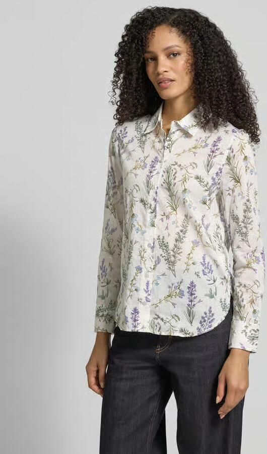 Christian Berg Woman Regular fit overhemdblouse met florale all-over print - Foto 4