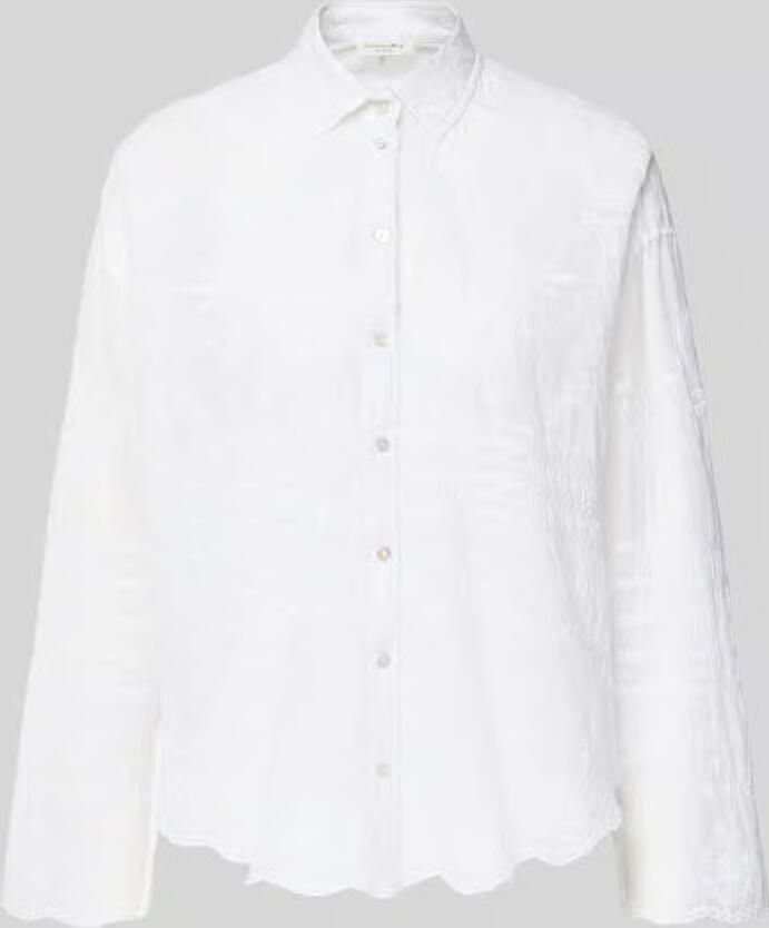 Christian Berg Woman regular fit overhemdblouse met florale all-over stitching - Foto 2