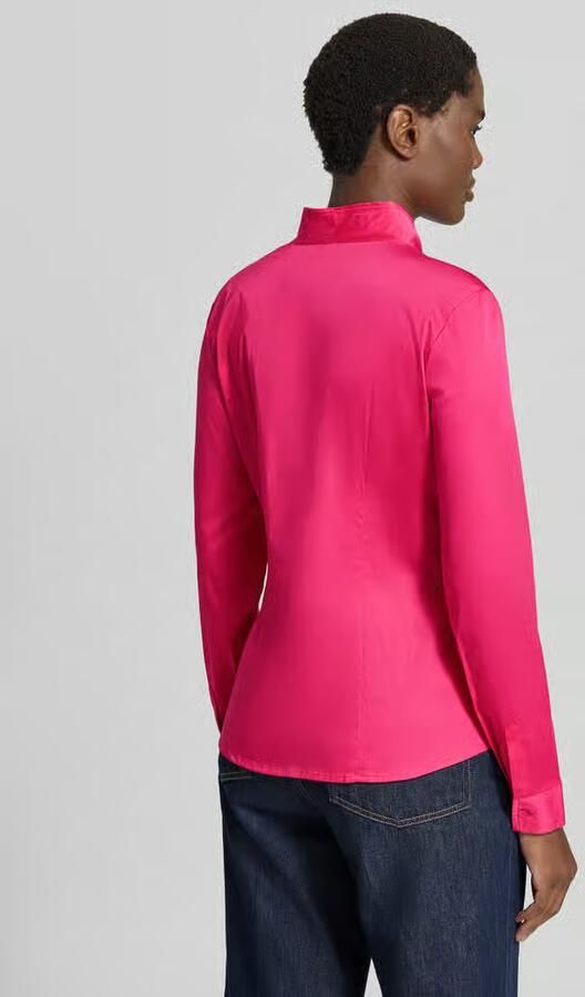 Christian Berg Woman Regular fit overhemdblouse van katoenmix - Foto 3