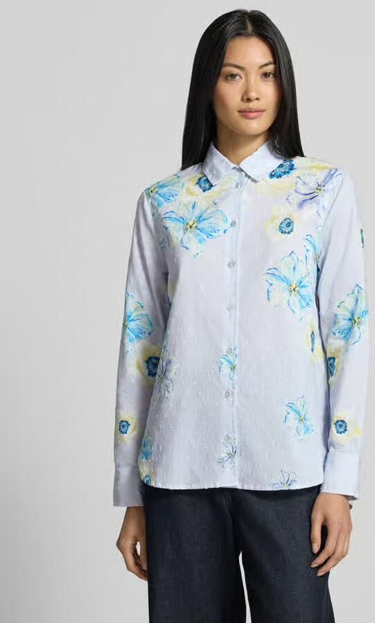Christian Berg Woman regular fit overhemdblouse van puur katoen - Foto 3