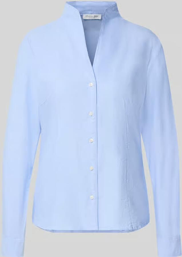 Christian Berg Woman Regular fit overhemdblouse van puur katoen