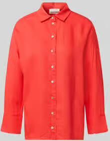 Christian Berg Woman regular fit overhemdblouse van puur linnen
