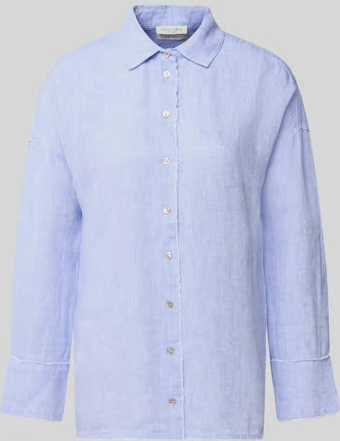 Christian Berg Woman regular fit overhemdblouse van puur linnen - Foto 2