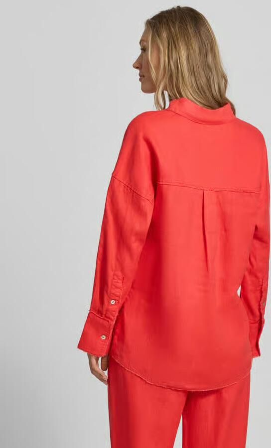 Christian Berg Woman regular fit overhemdblouse van puur linnen - Foto 3