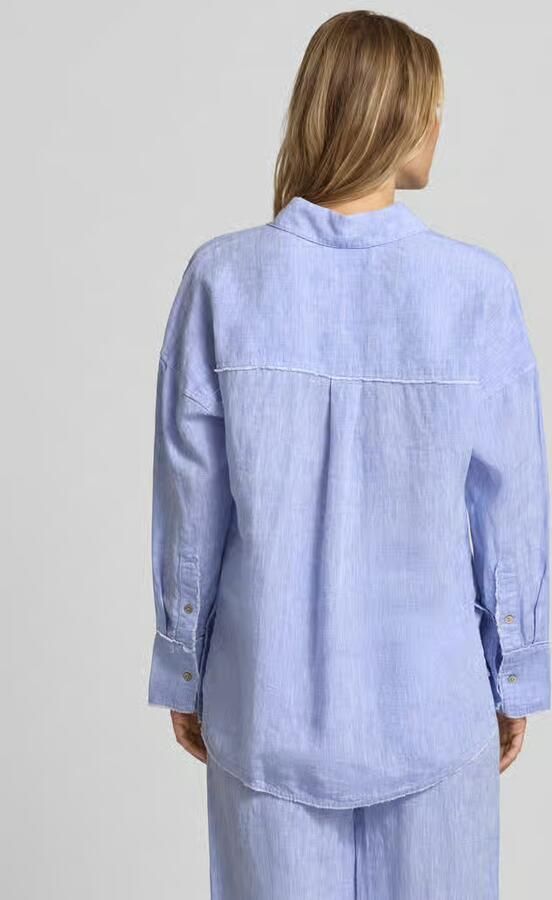 Christian Berg Woman regular fit overhemdblouse van puur linnen - Foto 3