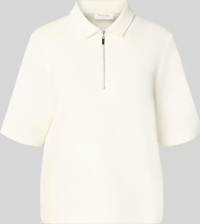 Christian Berg Woman regular fit poloshirt met ritssluiting - Foto 2