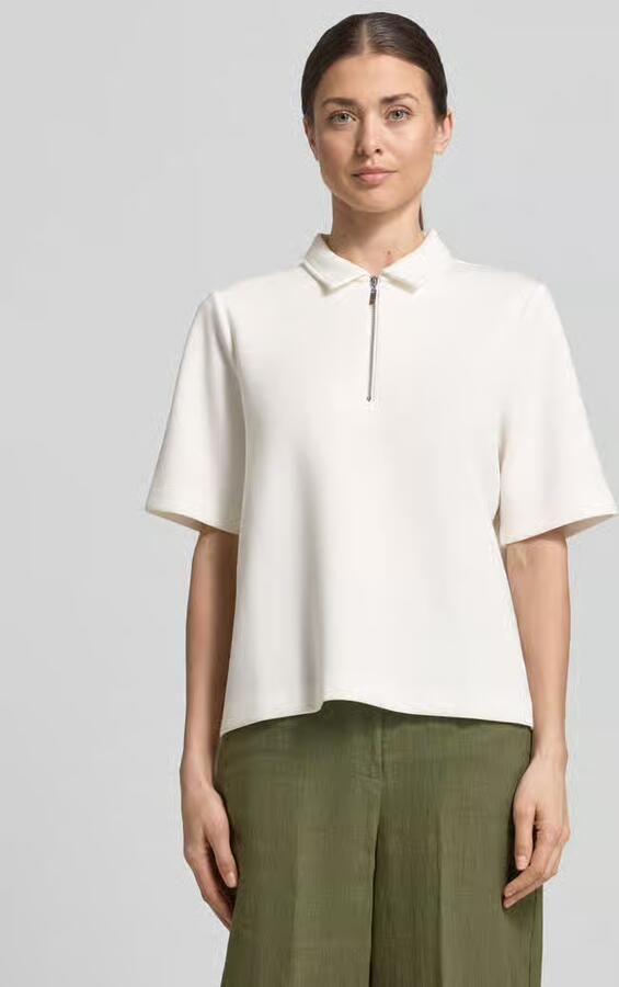 Christian Berg Woman regular fit poloshirt met ritssluiting - Foto 2