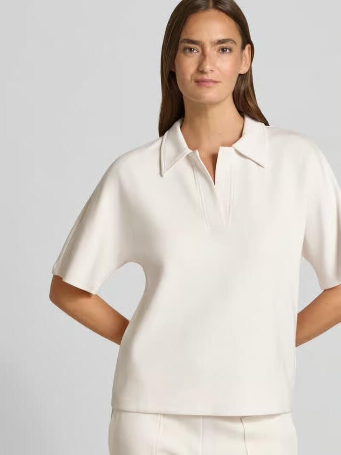Christian Berg Woman regular fit poloshirt met V-hals