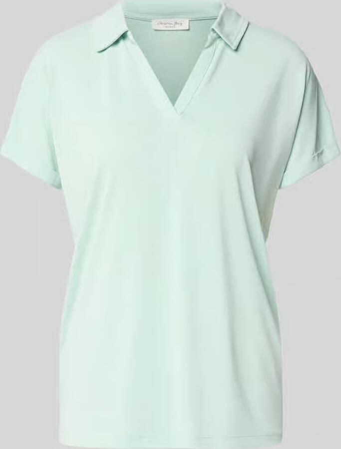 Christian Berg Woman regular fit poloshirt van modalmix - Foto 2