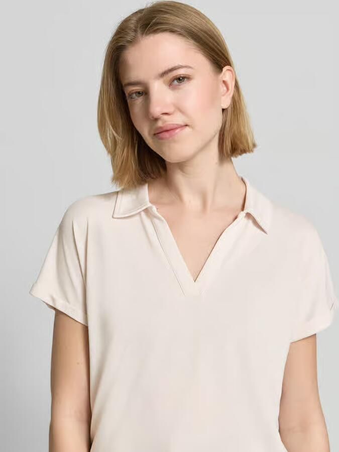 Christian Berg Woman regular fit poloshirt van modalmix