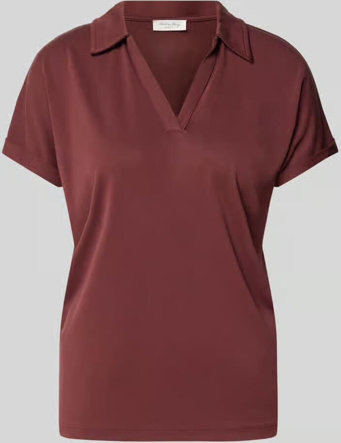 Christian Berg Woman regular fit poloshirt van modalmix - Foto 2