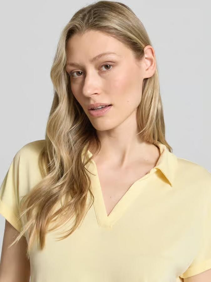 Christian Berg Woman regular fit poloshirt van modalmix