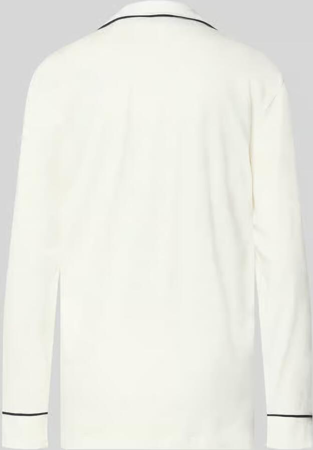Christian Berg Woman regular fit pyjamabovendeel met borstzak