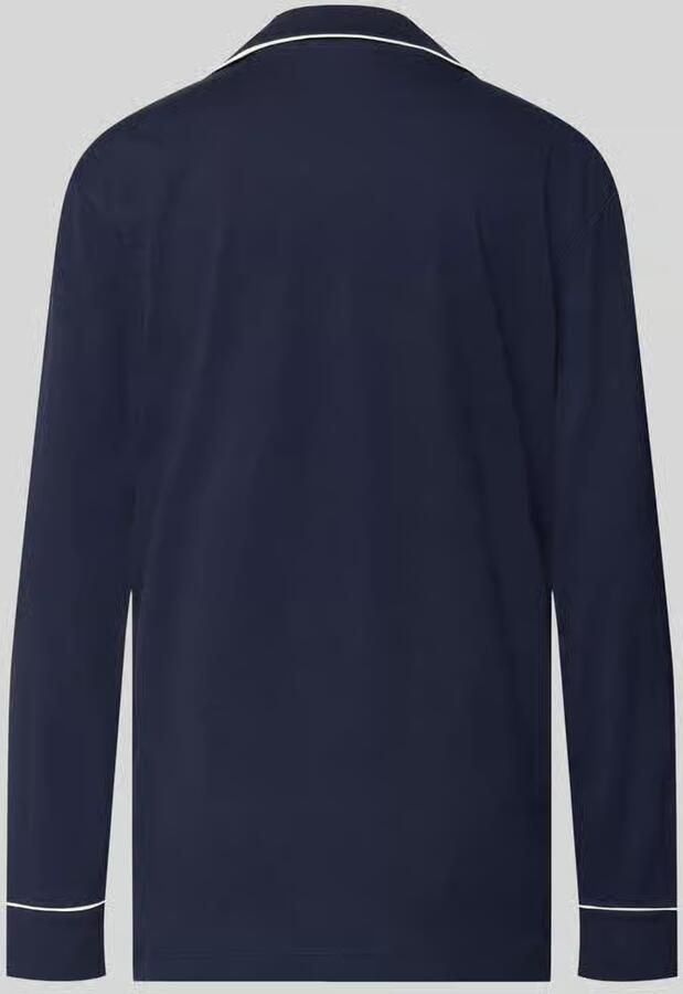 Christian Berg Woman regular fit pyjamabovendeel met borstzak