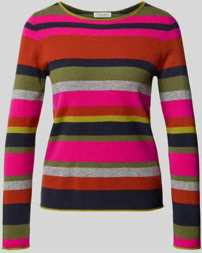 Christian Berg Woman Regular fit shirt met lange mouwen van puur kasjmier