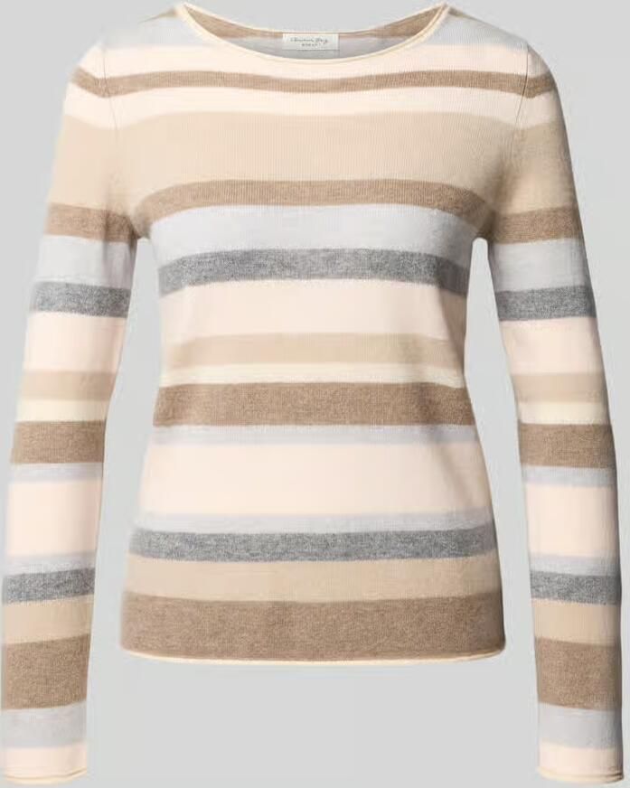 Christian Berg Woman Regular fit shirt met lange mouwen van puur kasjmier