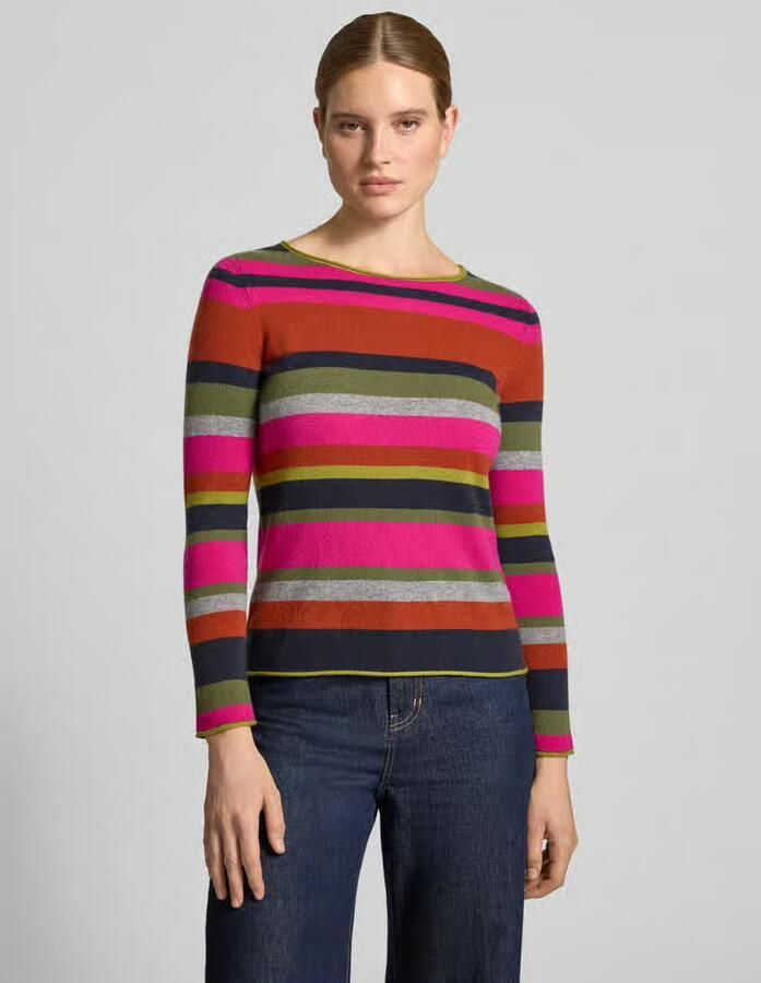 Christian Berg Woman Regular fit shirt met lange mouwen van puur kasjmier - Foto 2