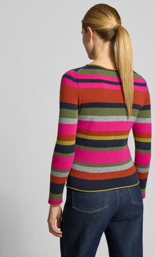 Christian Berg Woman Regular fit shirt met lange mouwen van puur kasjmier - Foto 3