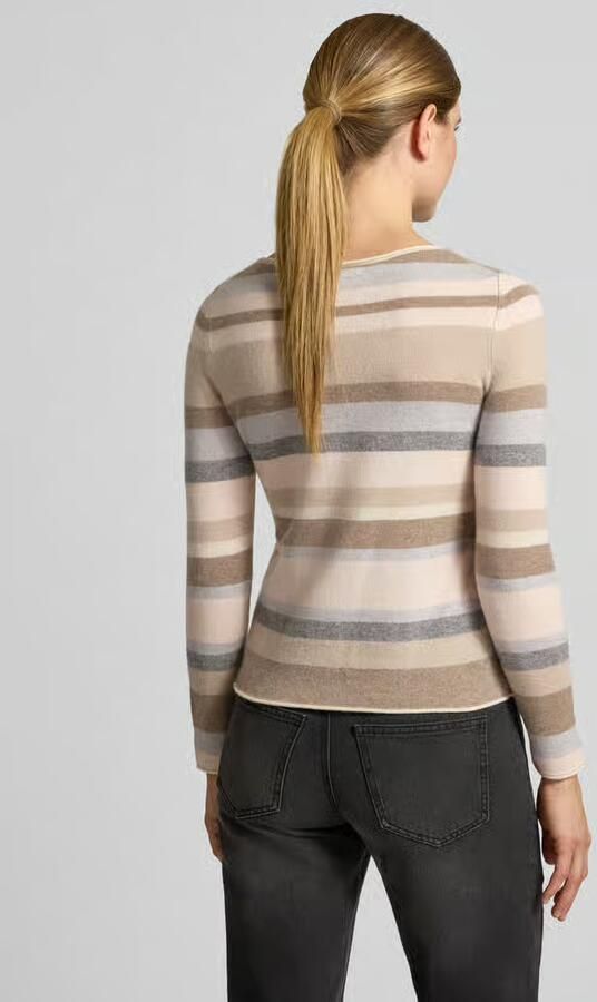Christian Berg Woman Regular fit shirt met lange mouwen van puur kasjmier - Foto 3