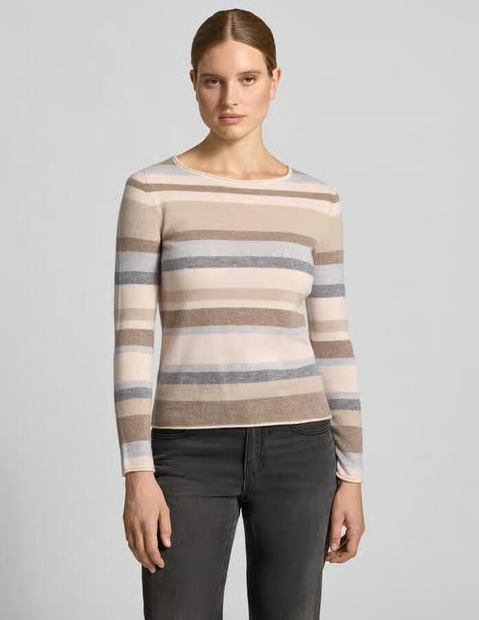 Christian Berg Woman Regular fit shirt met lange mouwen van puur kasjmier - Foto 2