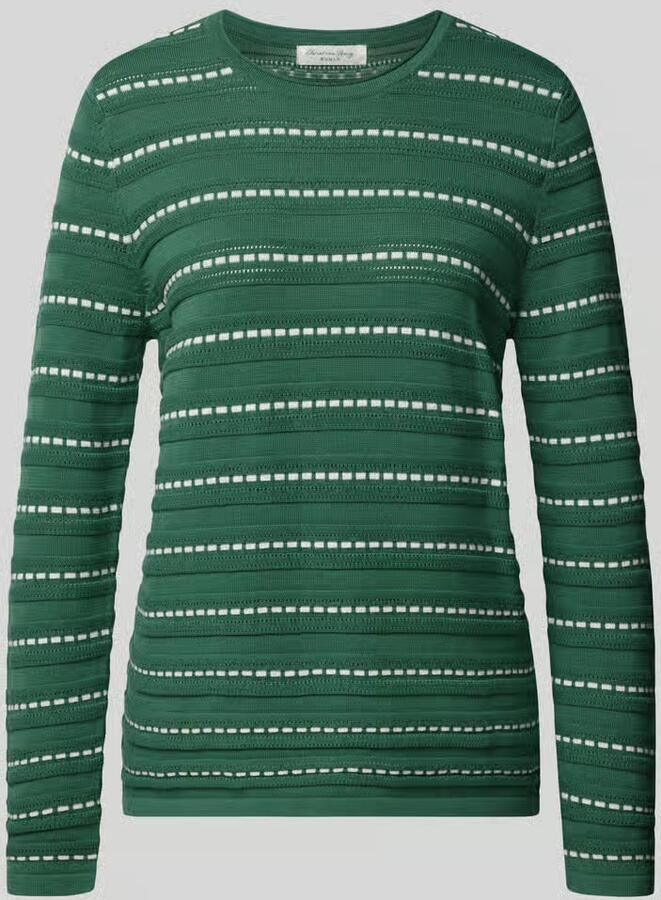 Christian Berg Woman Regular fit shirt met lange mouwen van puur katoen