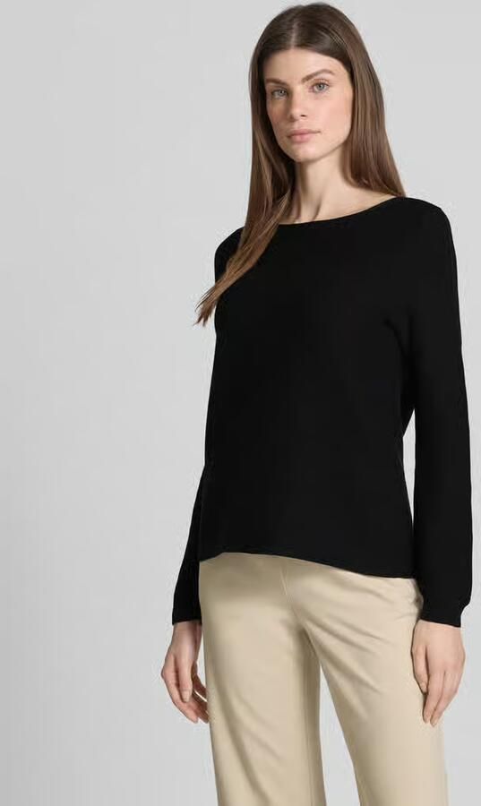 Christian Berg Woman Regular fit shirt met lange mouwen van puur katoen in gebreide look - Foto 2
