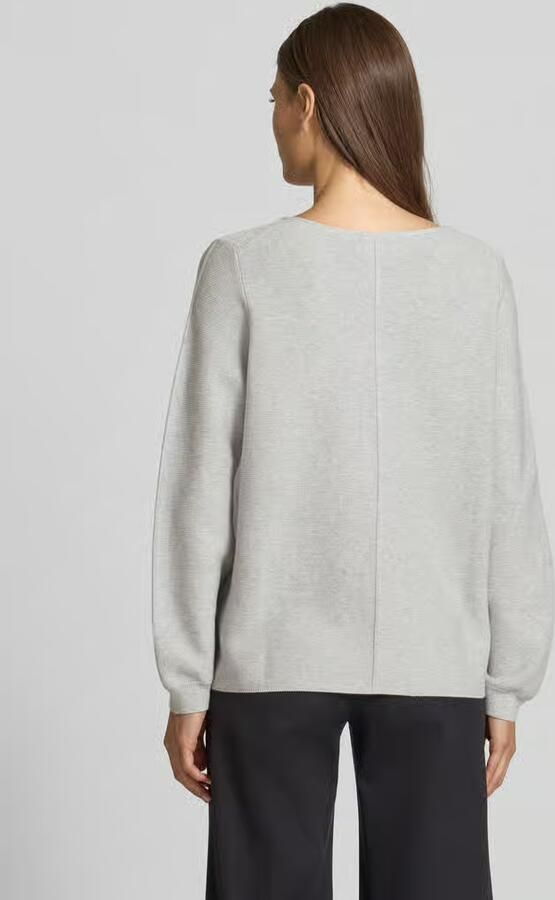 Christian Berg Woman Regular fit shirt met lange mouwen van puur katoen in gebreide look
