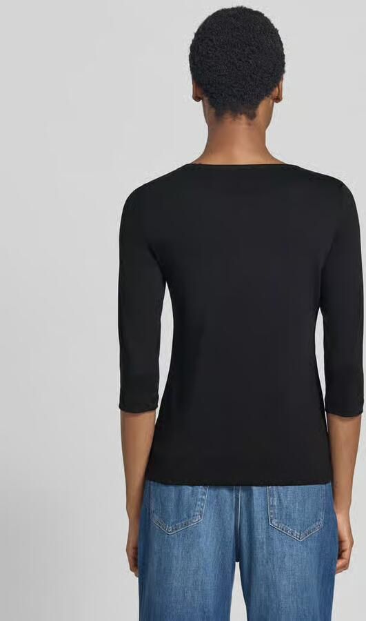 Christian Berg Woman Regular fit shirt met 3 4-mouwen en strass-steentjes - Foto 3