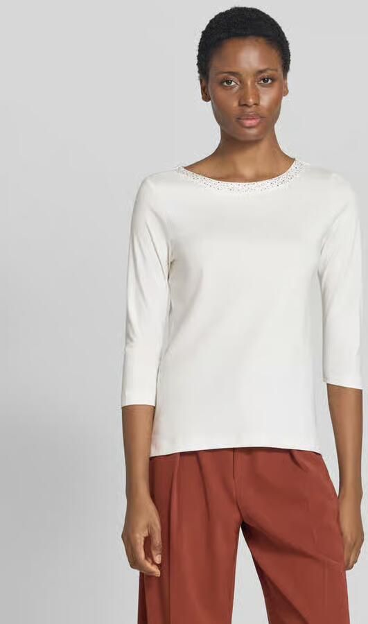 Christian Berg Woman T-shirt met siersteentjes en 3 4-mouwen - Foto 3