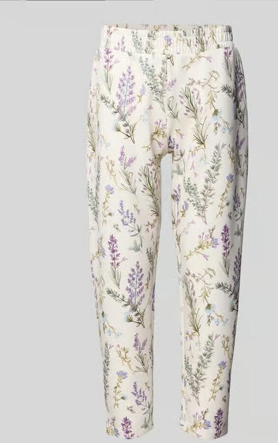 Christian Berg Woman Regular Fit sweatpants van viscosemix met verkorte pasvorm - Foto 3