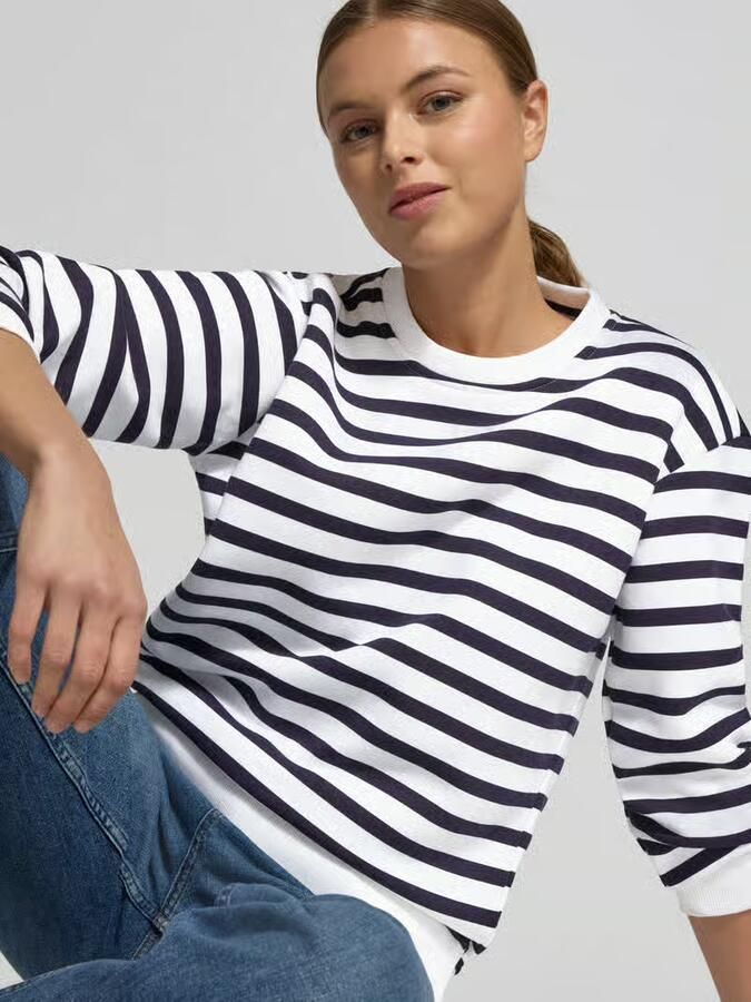 Christian Berg Woman Regular fit sweatshirt van katoenmix - Foto 2