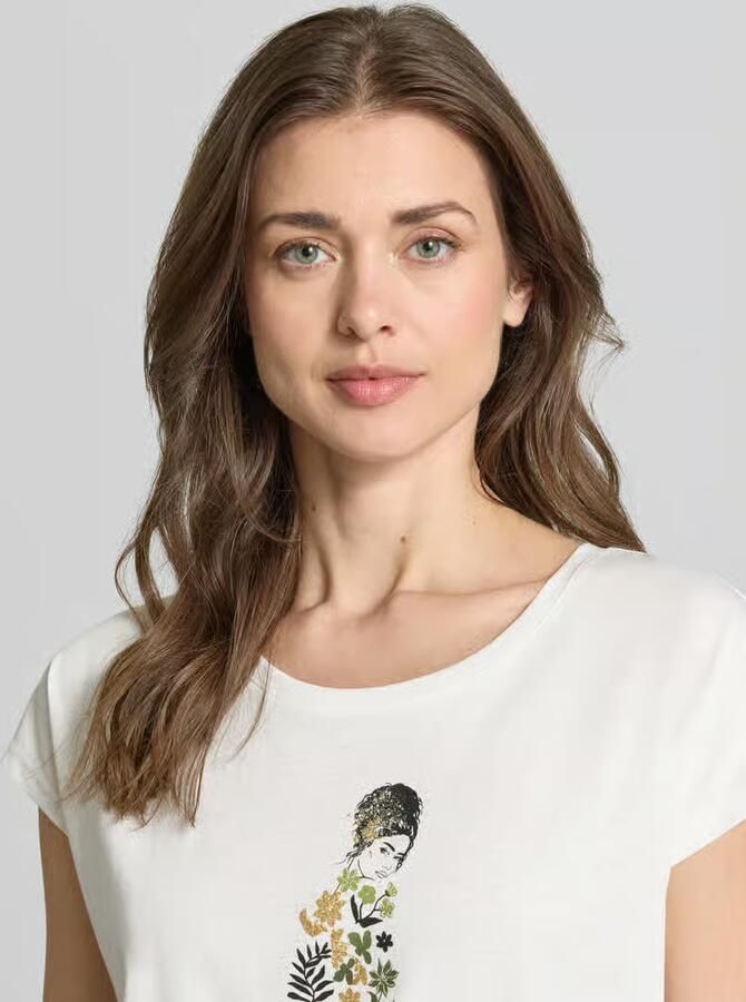 Christian Berg Woman regular fit T-shirt van viscosemix