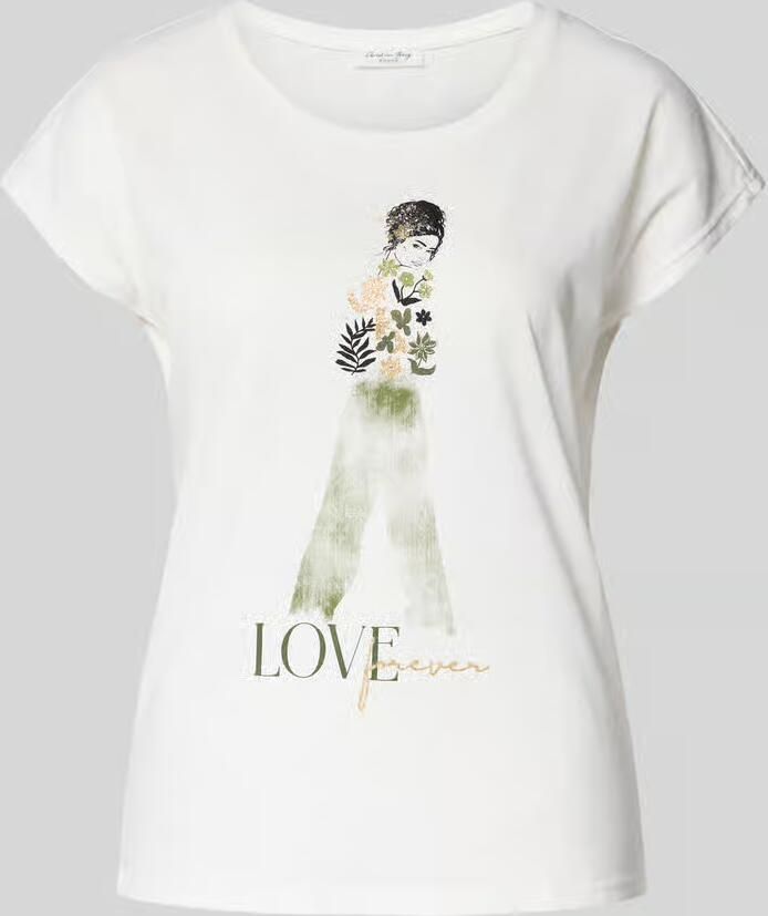 Christian Berg Woman regular fit T-shirt van viscosemix - Foto 2