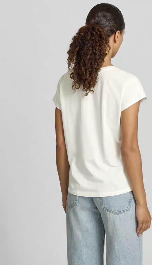 Christian Berg Woman regular fit T-shirt van viscosemix met statementprint - Foto 3