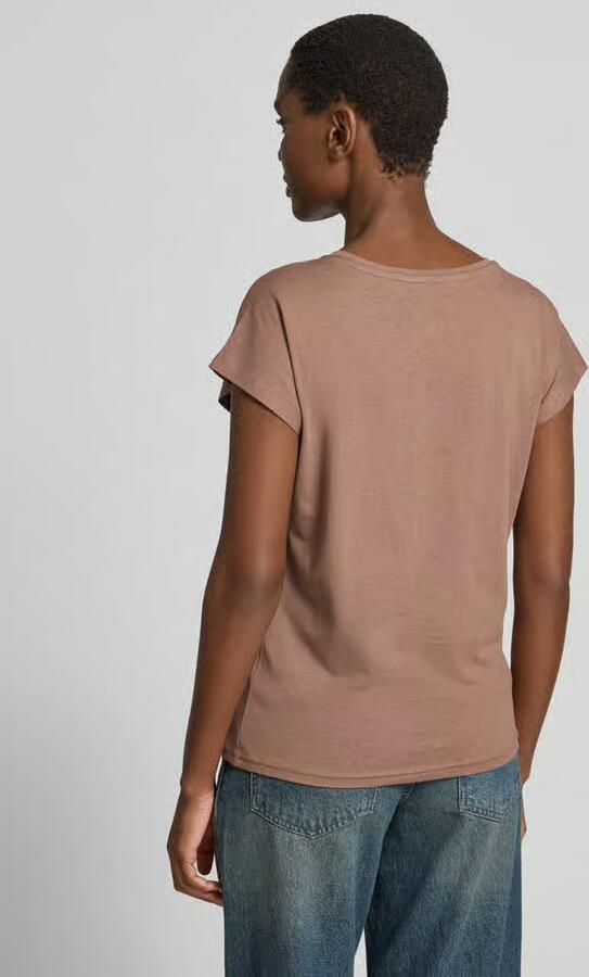Christian Berg Woman regular fit T-shirt van viscosemix met statementprint - Foto 2