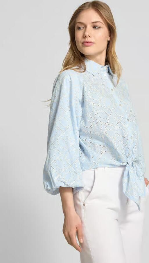 Christian Berg Woman Relaxed fit blouse met 3 4-mouwen