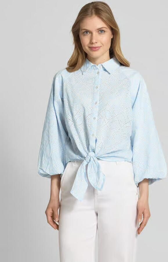 Christian Berg Woman Relaxed fit blouse met 3 4-mouwen - Foto 4