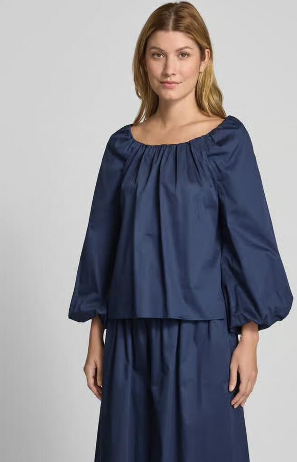 Christian Berg Woman Relaxed fit blouse met 3 4-mouwen - Foto 3