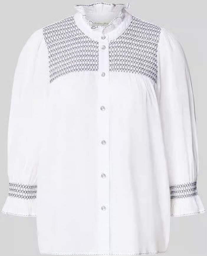 Christian Berg Woman Relaxed fit Blouse met lange mouwen van puur katoen