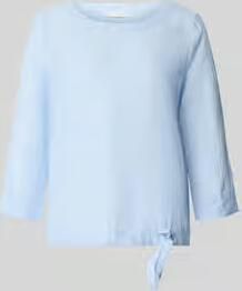 Christian Berg Woman Relaxed fit Blouse van Linnenmix