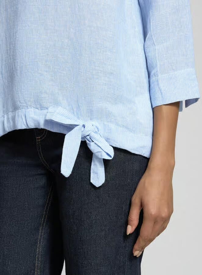 Christian Berg Woman Relaxed fit Blouse van Linnenmix - Foto 2