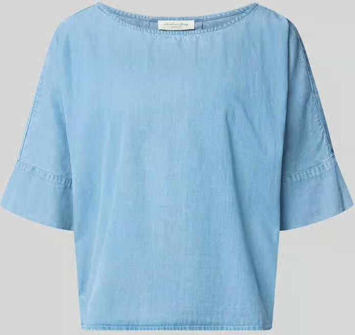 Christian Berg Woman Relaxed fit blouse van lyocellmix in denimlook - Foto 2