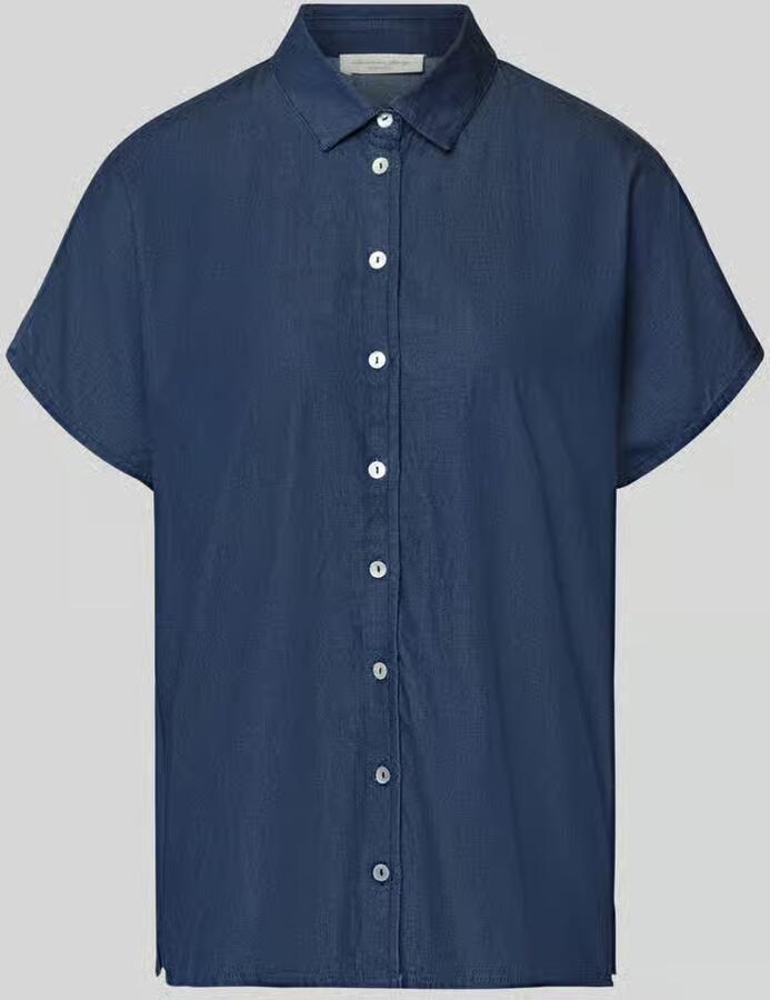Christian Berg Woman relaxed fit blouse van mix van katoen en lyocell - Foto 2