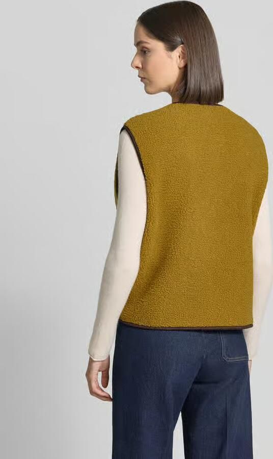 Christian Berg Woman relaxed fit bodywarmer met doorlopende knoopsluiting - Foto 2