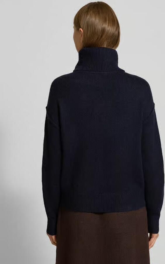Christian Berg Woman Relaxed fit coltrui met breistructuur