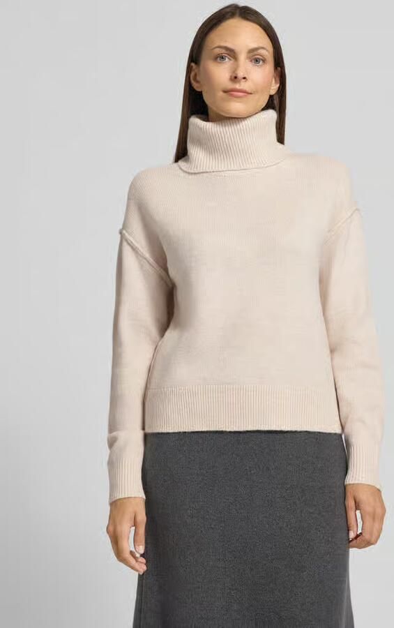 Christian Berg Woman Relaxed fit coltrui met breistructuur - Foto 2