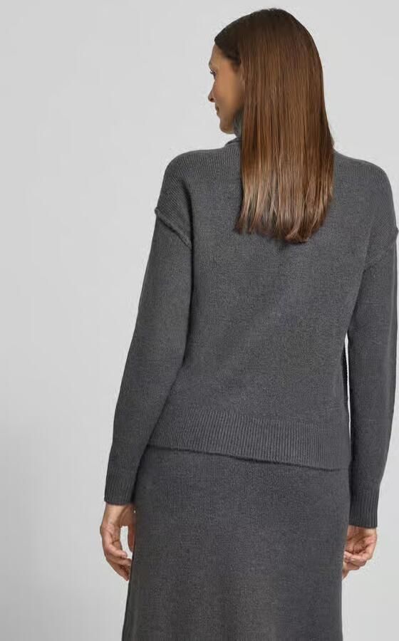 Christian Berg Woman Relaxed fit coltrui met breistructuur